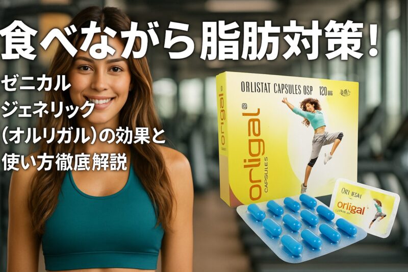食べながら脂肪対策！ゼニカルジェネリック（オルリガル）の効果と使い方徹底解説